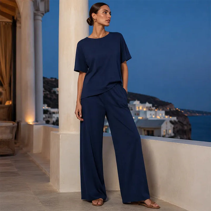 Annavie - Breathable Linen Two-Piece Set