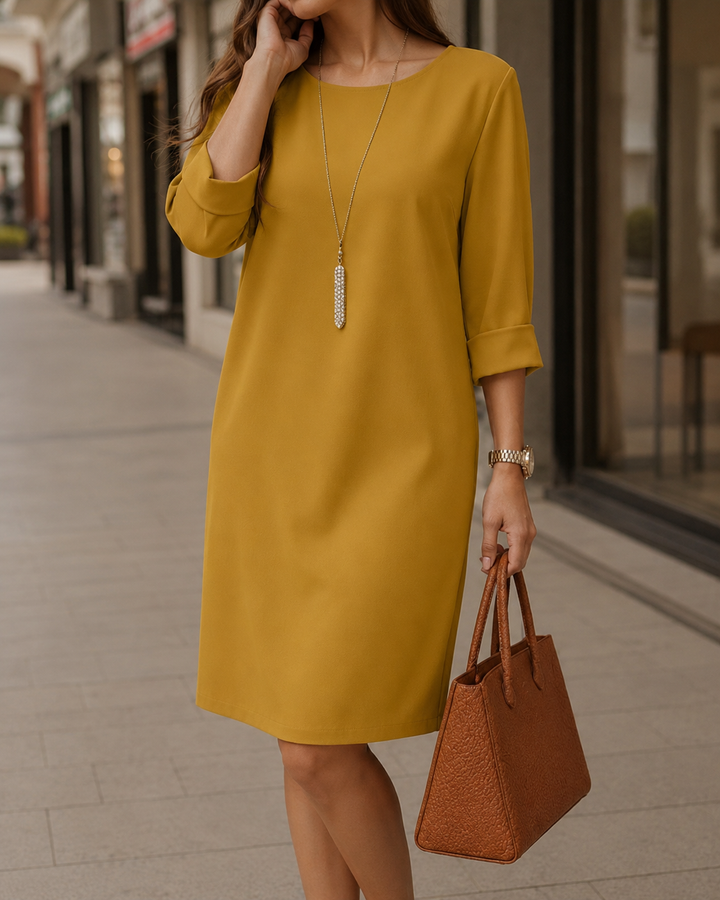 Delya - Draped Midi Dress