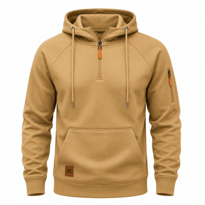 Sterling - Soft-Touch Half-Zip Hoodie