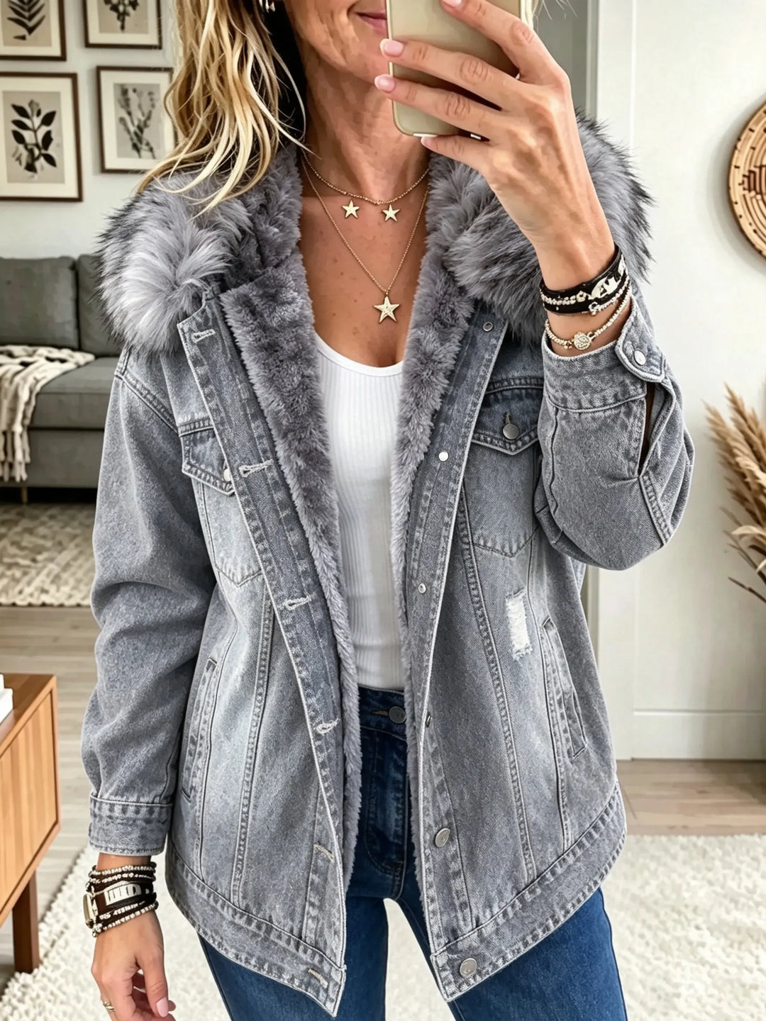 Raisa - Insulated Trucker Jacket