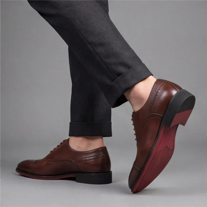 Arvid - Premium Cap-Toe Oxford Shoes