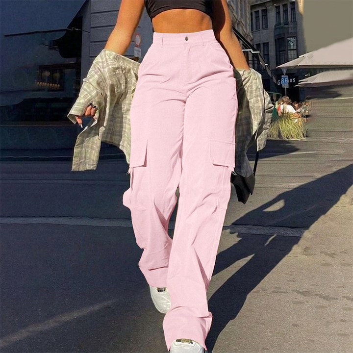 Liana - Soft-Touch Cargo Trousers