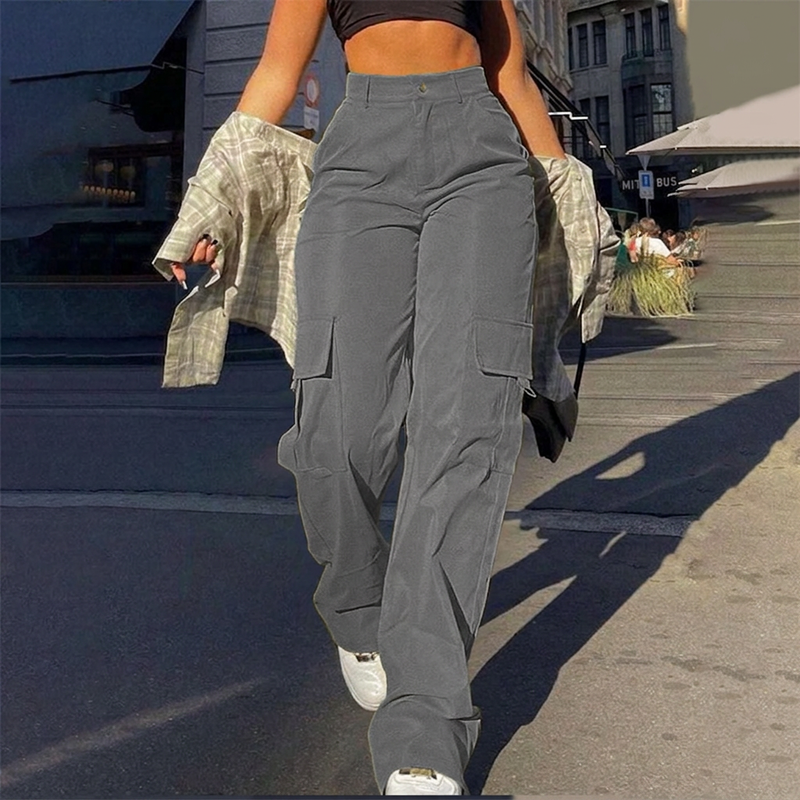 Liana - Soft-Touch Cargo Trousers