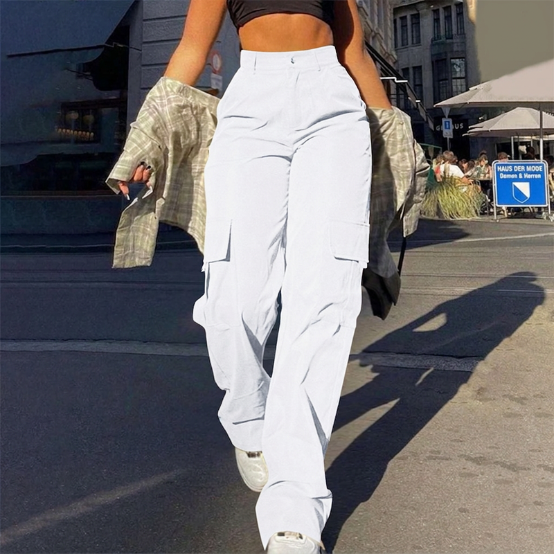 Liana - Soft-Touch Cargo Trousers